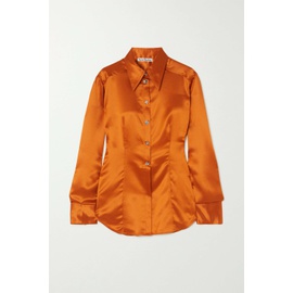 아크네 스튜디오 ACNE STUDIOS Orange Satin shirt 790672268