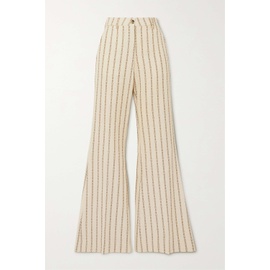 골든구스 GOLDEN GOOSE Journey cotton canvas-jacquard flared pants | NET-A-PORTER 790726941