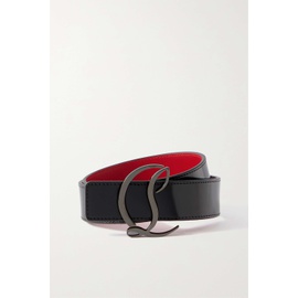 크리스찬 루부탱 CHRISTIAN LOUBOUTIN Embellished glossed-leather waist belt | NET-A-PORTER 790700494