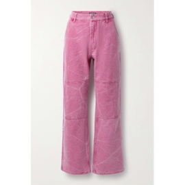 아크네 스튜디오 ACNE STUDIOS Distressed cotton-canvas wide-leg pants | NET-A-PORTER 790725452