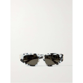 발렌시아가 BALENCIAGA EYEWEAR Dynasty BB cat-eye tortoiseshell acetate and gold-tone sunglasses 790709788