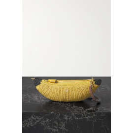 ANYA HINDMARCH Marigold Banana raffia shoulder bag 1647597289090719