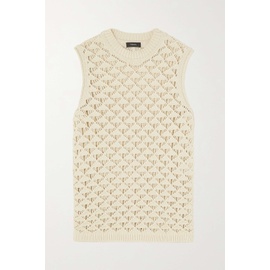 띠어리 THEORY 오프화이트 Off-white Crocheted cotton-blend vest 1647597289313813