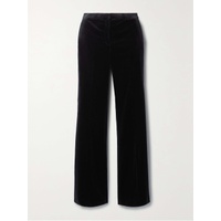 띠어리 THEORY Demitria cotton-blend velvet flared pants 790712527