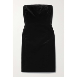 띠어리 THEORY Strapless stretch-cotton velvet mini dress | NET-A-PORTER 790712147