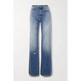 알썰틴 R13 Jane distressed high-rise wide-leg jeans | NET-A-PORTER 790725280