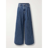 골드사인 GOLDSIGN The Atticus pleated low-rise wide-leg jeans 790725297