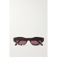 디올 DIOR EYEWEAR DiorSignature B5I oval-frame tortoiseshell acetate sunglasses 790726491