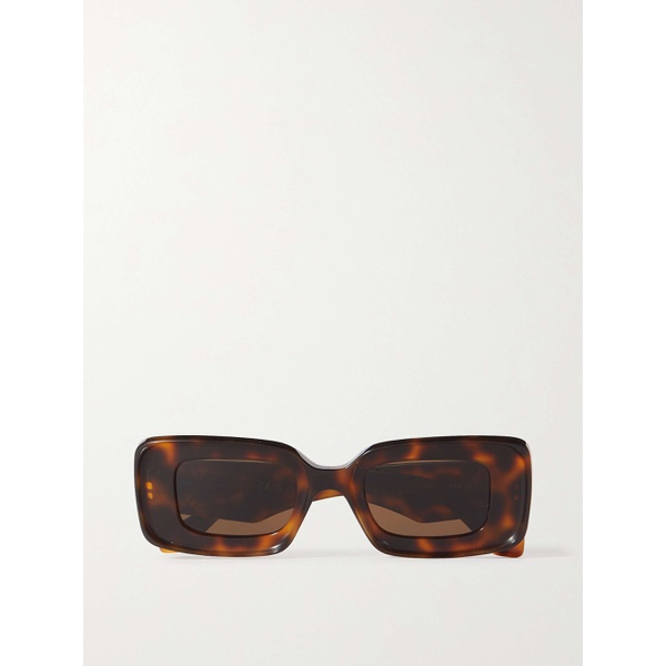  로에베 LOEWE EYEWEAR Square-frame tortoiseshell acetate sunglasses 790761956