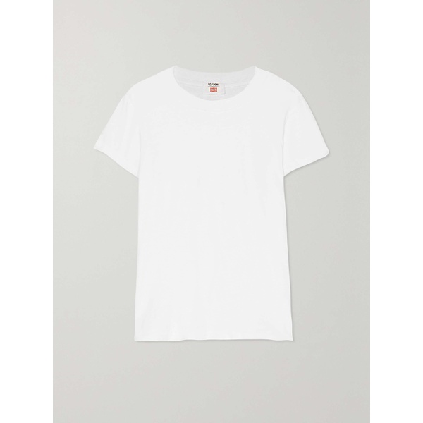 리던 RE/DONE + Hanes 1960s cotton-jersey T-shirt 790746164