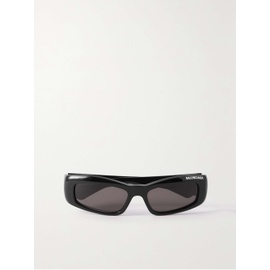 발렌시아가 BALENCIAGA EYEWEAR Rectangular-frame acetate sunglasses 790730428