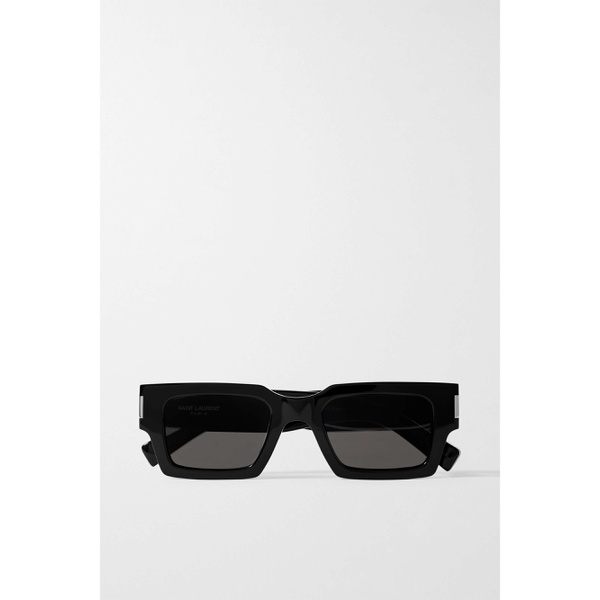  생로랑 SAINT LAURENT EYEWEAR Rectangle-frame acetate sunglasses 790726493