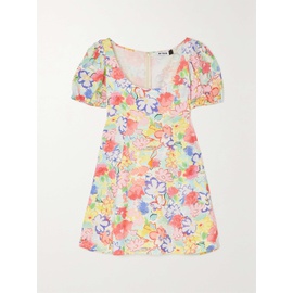 RIXO Anandi floral-print woven mini dress 790747715