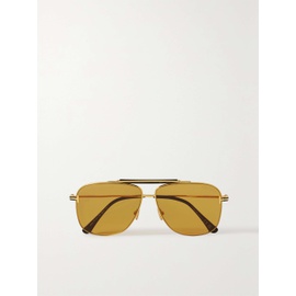 톰포드 TOM FORD EYEWEAR Jaden aviator-style gold-tone sunglasses 790747009