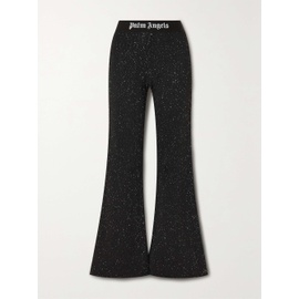 팜엔젤스 PALM ANGELS Soiree sequined knitted flared pants 790752233