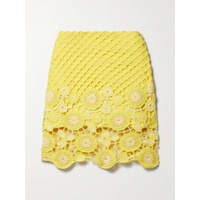 SIMKHAI Selma crocheted cotton-blend mini skirt 790751601