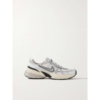 NIKE V2K Run rubber and metallic leather-trimmed mesh sneakers 790754370