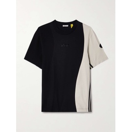 몽클레어 MONCLER GENIUS + 아디다스 오리지널 adidas Originals two-tone cotton-jersey T-shirt 790769936