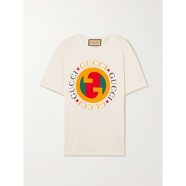 구찌 GUCCI G-Loved printed cotton-jersey T-shirt 790751186
