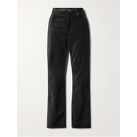 에이골디 AGOLDE Nico cotton-blend velvet straight-leg pants 790774774