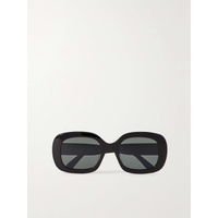 CELINE EYEWEAR Triomphe oval-frame acetate sunglasses 790761900
