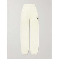 오프화이트 OFF-WHITE Flocked cotton-jersey tapered track pants 790758723