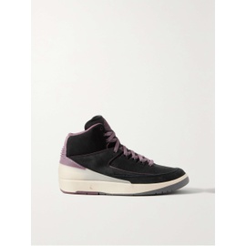 NIKE Air Jordan 2 R에트로 ETRO rubber and leather-trimmed suede high-top sneakers 1647597317872247
