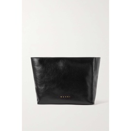 마르니 MARNI Color-block glossed-leather pouch 790741919