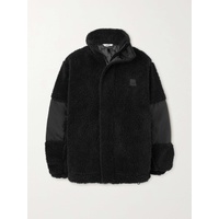 레인스 RAINS Kofu appliqued shell-paneled fleece jacket 790761042