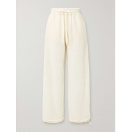 아크네 스튜디오 ACNE STUDIOS Frayed cotton and linen-blend wide-leg pants 790758696