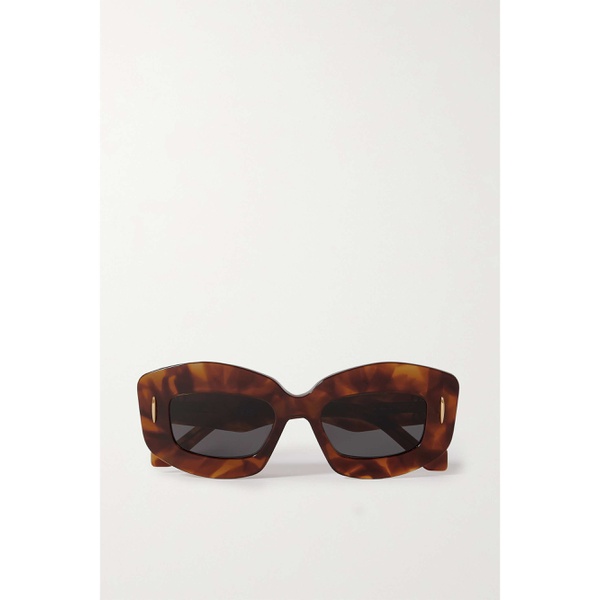  로에베 LOEWE EYEWEAR Screen square-frame tortoiseshell acetate sunglasses 790761919