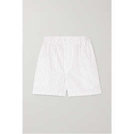 보테가 베네타 BOTTEGA VENETA Pinstriped cotton-poplin shorts 790770608