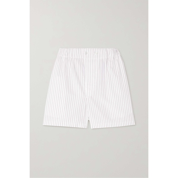 보테가베네타 보테가 베네타 BOTTEGA VENETA Pinstriped cotton-poplin shorts 790770608