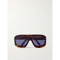 디올 DIOR EYEWEAR DiorSignature M1U aviator-style tortoiseshell acetate sunglasses 790770500