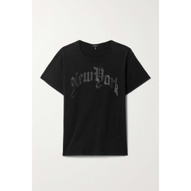 알썰틴 R13 New York Boy printed cotton-jersey T-shirt 790769928