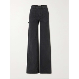 NILI LOTAN Quentin cotton-twill wide-leg pants 790758464