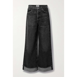 에이골디 AGOLDE + NET SUSTAIN Dame distressed high-rise wide-leg organic jeans 790773404