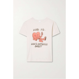 리던 RE/DONE Printed cotton-jersey T-shirt 790772897