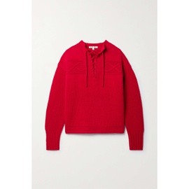 ALEX MILL Lace-up merino wool-blend sweater 790767558