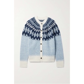 ALEX MILL Ashwood Fair Isle recycled intarsia-knit cardigan 790767575
