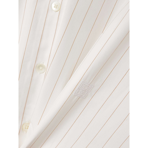  TOTEME + NET SUSTAIN Signature striped organic cotton-poplin shirt 790769920