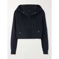 띠어리 THEORY Cropped wool and cashmere-blend felt hooded jacket 790773076