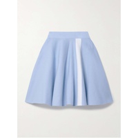 JW 앤더슨 JW ANDERSON Striped cotton-blend mini skirt 790770840