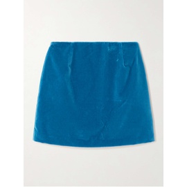 BLAZEE MILANO Coci cotton-velvet mini skirt 790771793