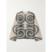 나누쉬카 NANUSHKA Maura printed ribbed wool and cashmere-blend sweater 790767845