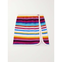 미소니 MISSONI Mare striped cotton-blend terry mini skirt 790770765