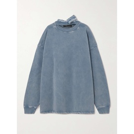 와이프로젝트 Y/PROJECT Triple Collar garment-dyed cotton-jersey sweatshirt 790769681
