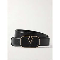 발렌티노 VALENTINO GARAVANI VLOGO textured-leather belt 790770434