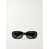발렌시아가 BALENCIAGA EYEWEAR Dynasty BB rectangular-frame acetate sunglasses 790761921