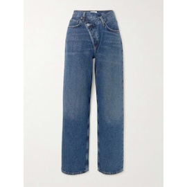 에이골디 AGOLDE Criss Cross high-rise straight-leg recycled jeans 790772232